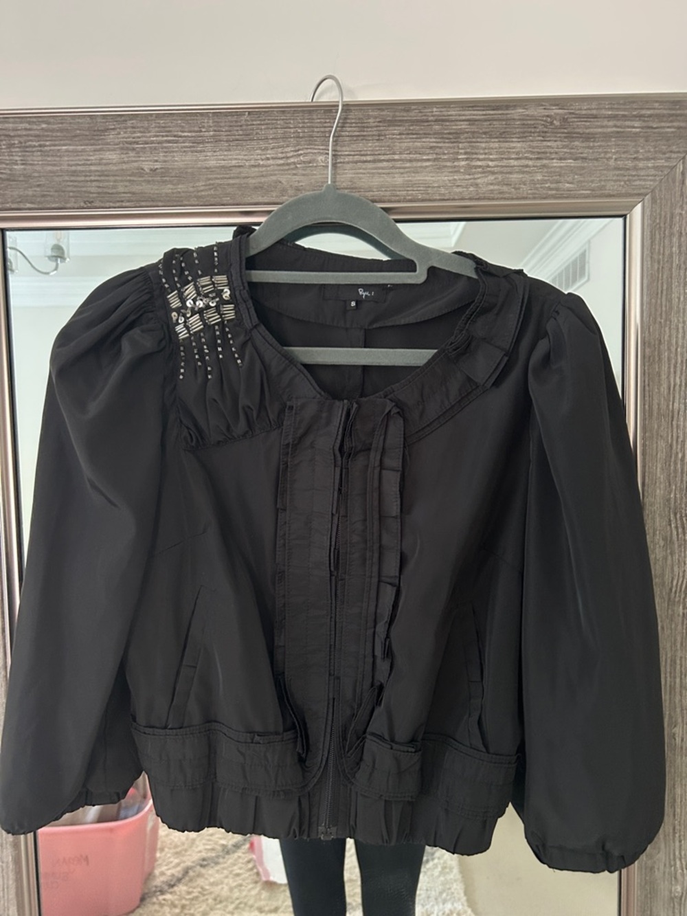 Ryu Black Lightweight Jacket with Subtle Logo